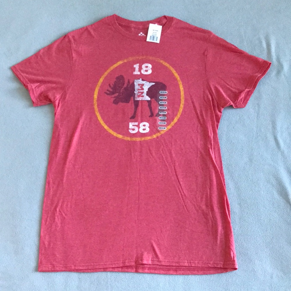 Minnesota red t-shirt